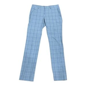 RW & Co Plaid Dress Pants Blue Size 28 Waist